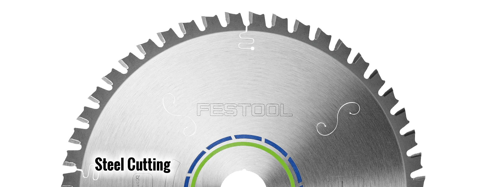 Cermet-tipped specialist circular saw blade for cutting thin steel material