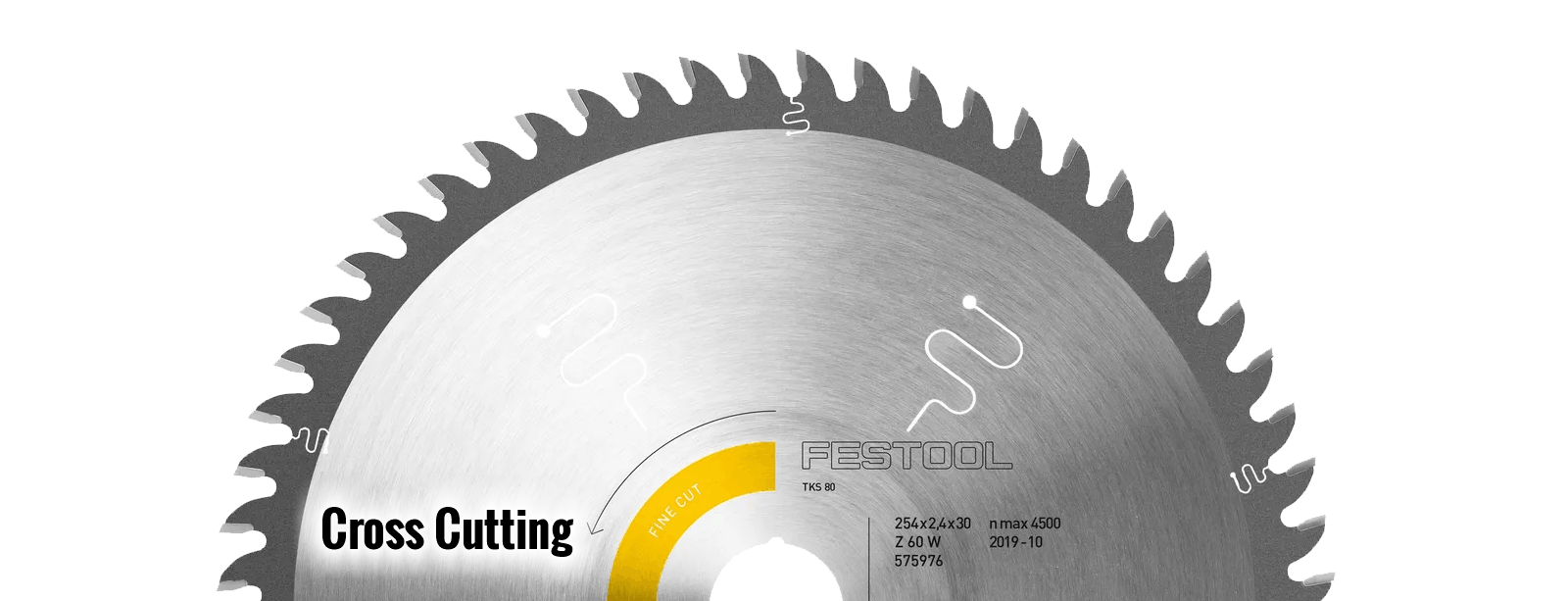 High-tooth-count wood fine-cut circular saw blade