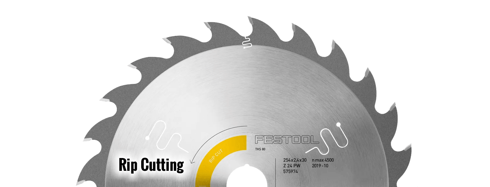 Low-tooth-count wood rip-cut circular saw blade