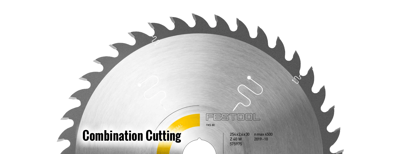Medium-tooth-count wood universal circular saw blade