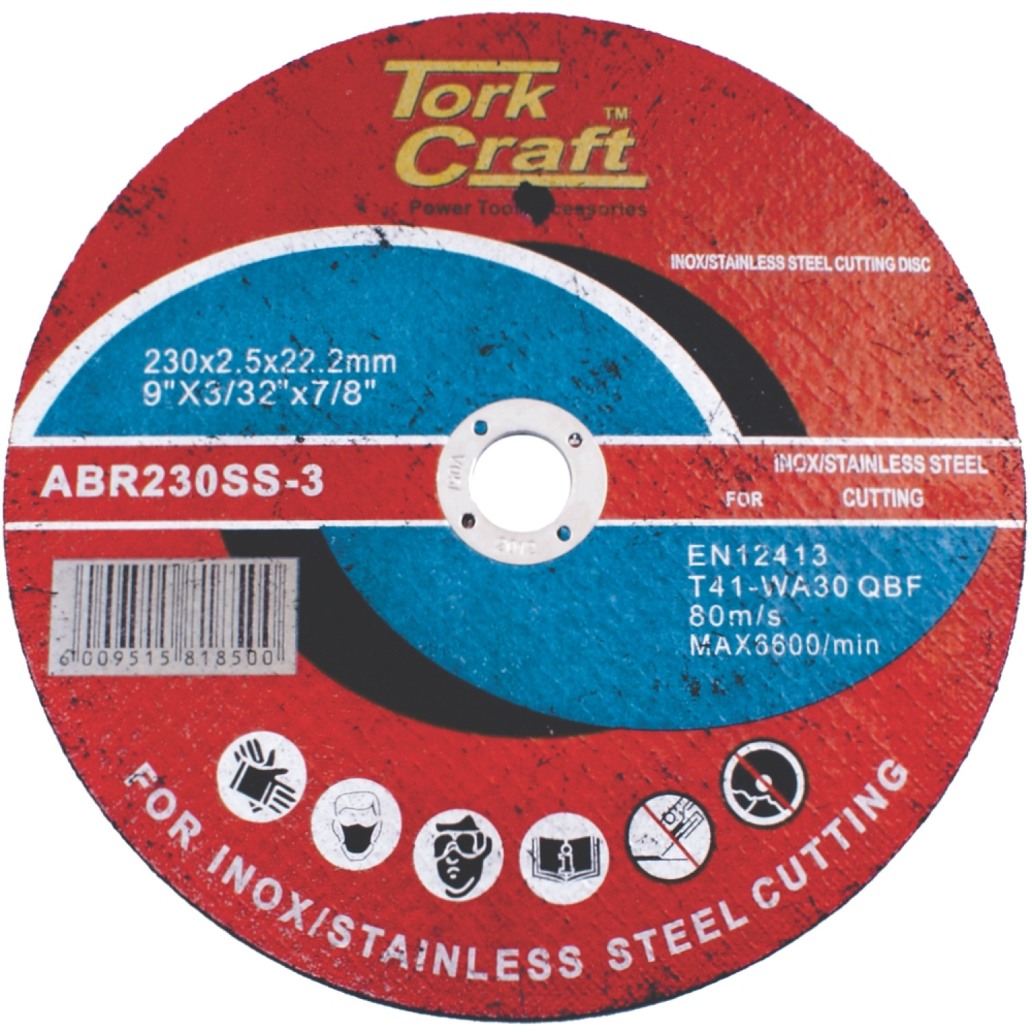 Cutting Disc Stainless Steel 230 X 2.5 22.22mm