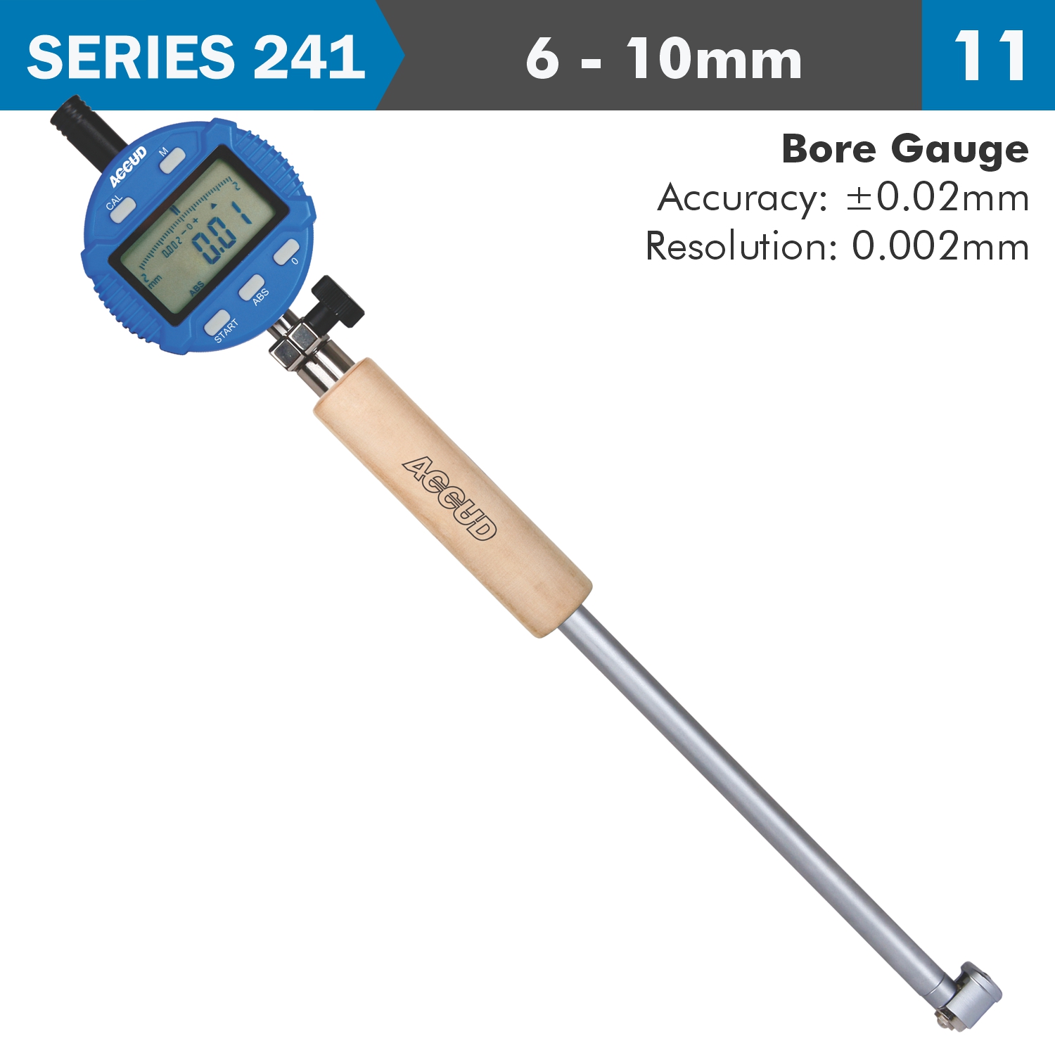 Dig. Bore Gauge 6-10mm 0.012mm Acc. 0.001mm Grad.