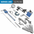 ACCUD 12pce Measuring Tool Set In Aluminium Analog