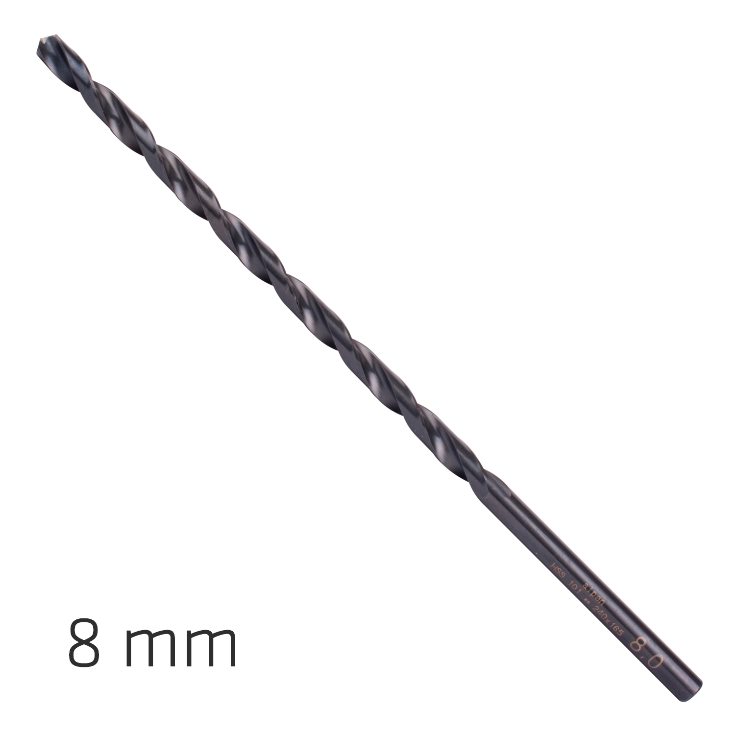 ALPEN Hss Super 8mm 240 X 165 Extra Long