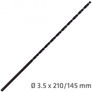 Hss Drill Bit 3.5mm 210 X 145 Extra Long
