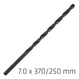 Hss Drill Bit 7mm 370x250mm Extra Long