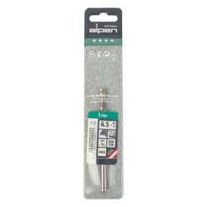 ALPEN Pro Hss 6.5mm Drill Din 338 Rn 135 Split Point Plastic Wallet