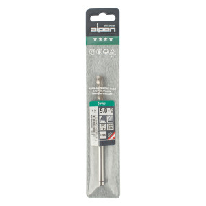ALPEN Pro Hss 9mm Drill Din 338 Rn 135 Split Point Plastic Wallet