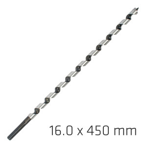 Wood Auger Drill Bit 16 X 450mm