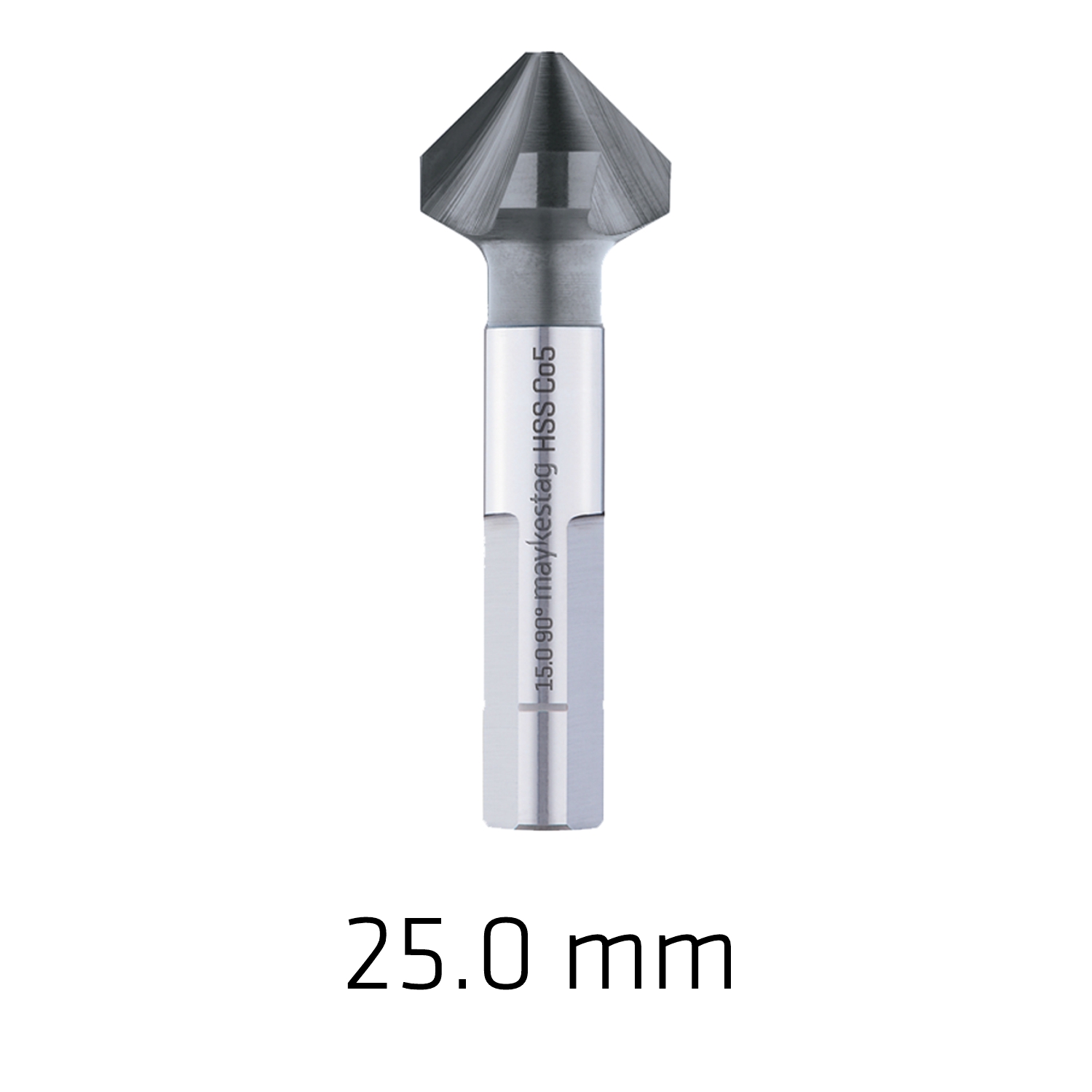 Hss-eco5 Countersink 90 25.0 Din 335 Shapec 3-surface Shank Alunit Co