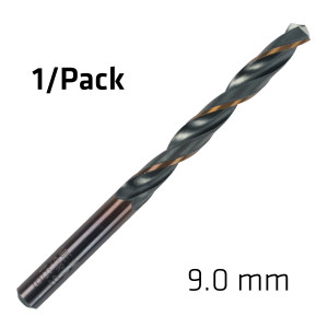 Hss Sprint Master 9.0mm X1 Sleeved Din338 ALPEN Drill Bit