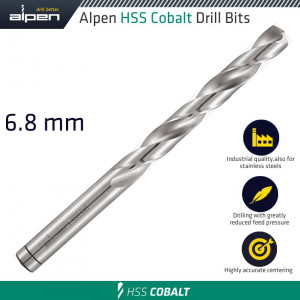 Hss Cobalt Drill Bit 6.8mm