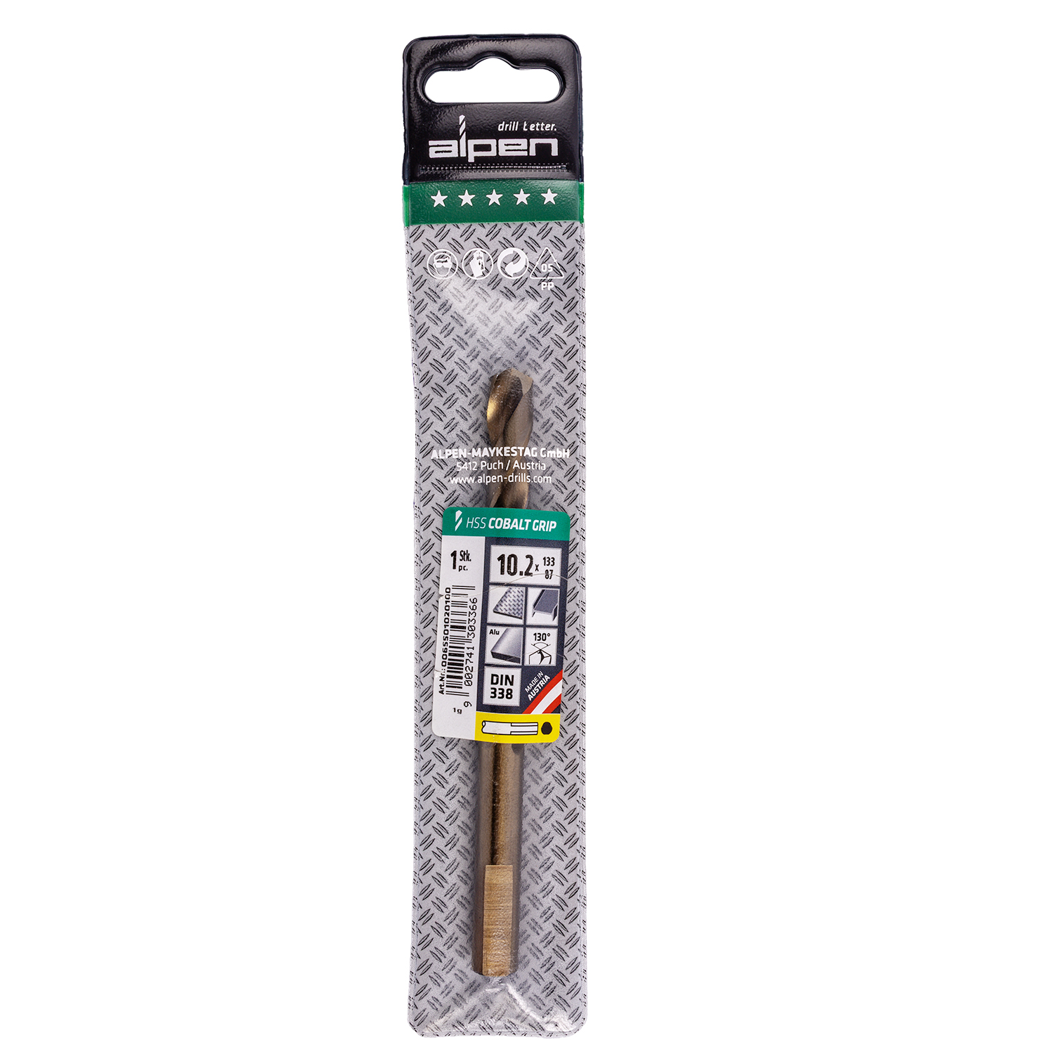 Hss Cobalt 10.2 Plw Grip 3-sided