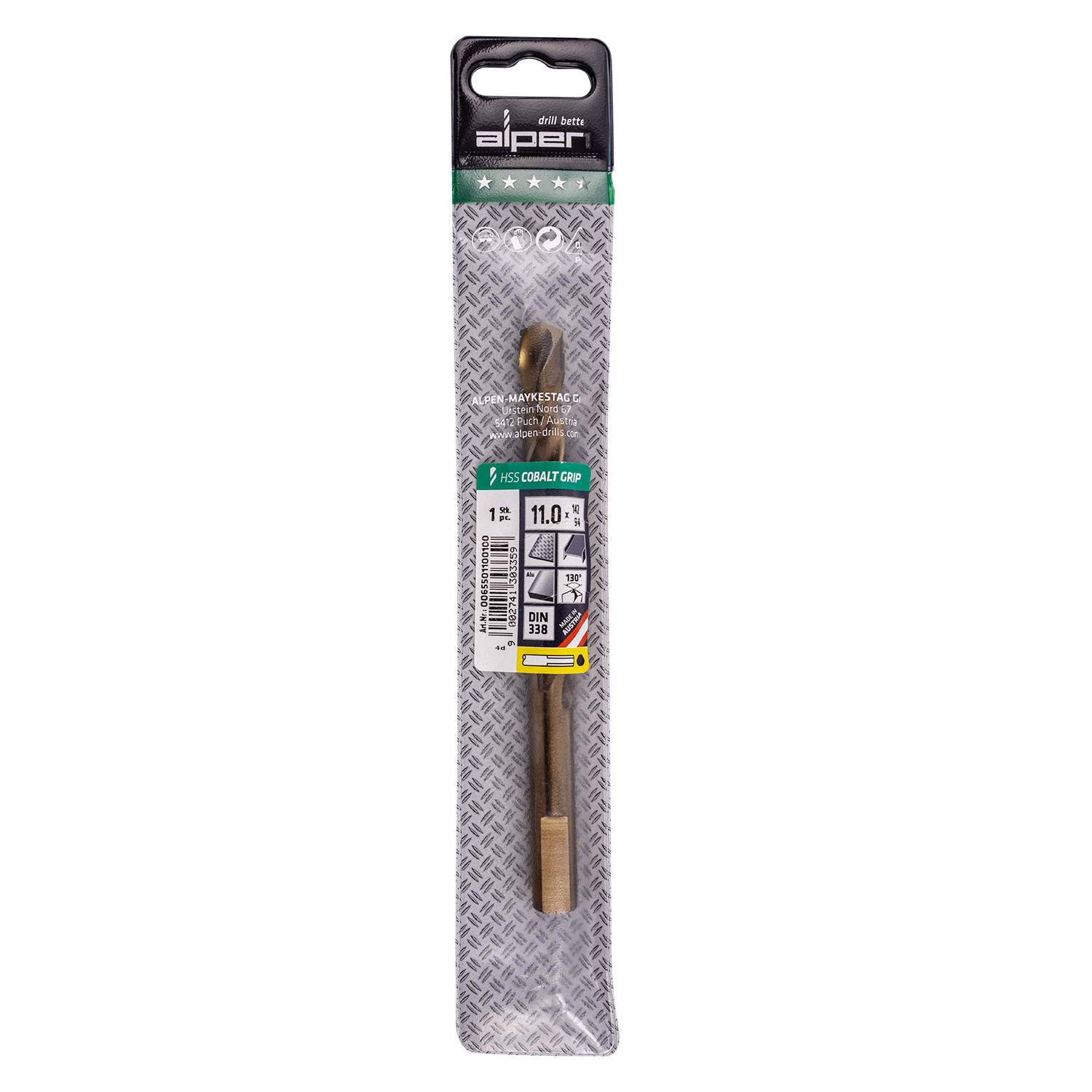 Hss Cobalt 11.0 Plw Grip 3-sided