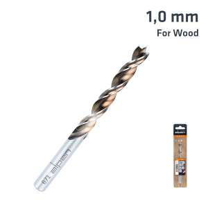 Timber Twist 1.0mm Wood Drill Bit (2) Sleeved