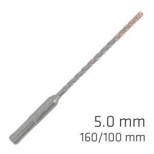 Force X 5.0 X 160/100 Sds-plus Rebar Drill Bit X4 Cutting Edges