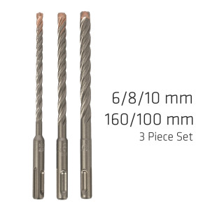 Force X Sds Set 3 Pcs 6/8/10 Mm X 160