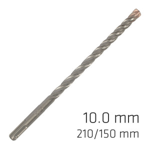 Force X 10.0 X 210/150 Sds-plus Rebar Drill Bit X4 Cutting Edges