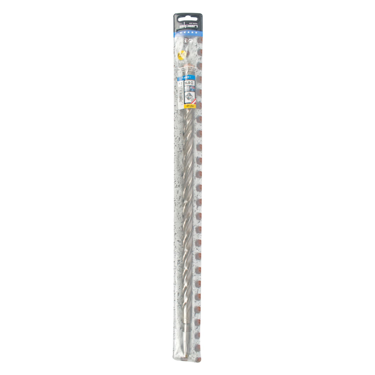 Force X 16.0 X 450/400 Sds-plus Rebar Drill Bit X4 Cutting Edges