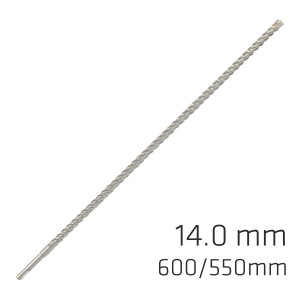 Force X 14.0 X 600/550 Sds-plus Rebar Drill Bit X4 Cutting Edges