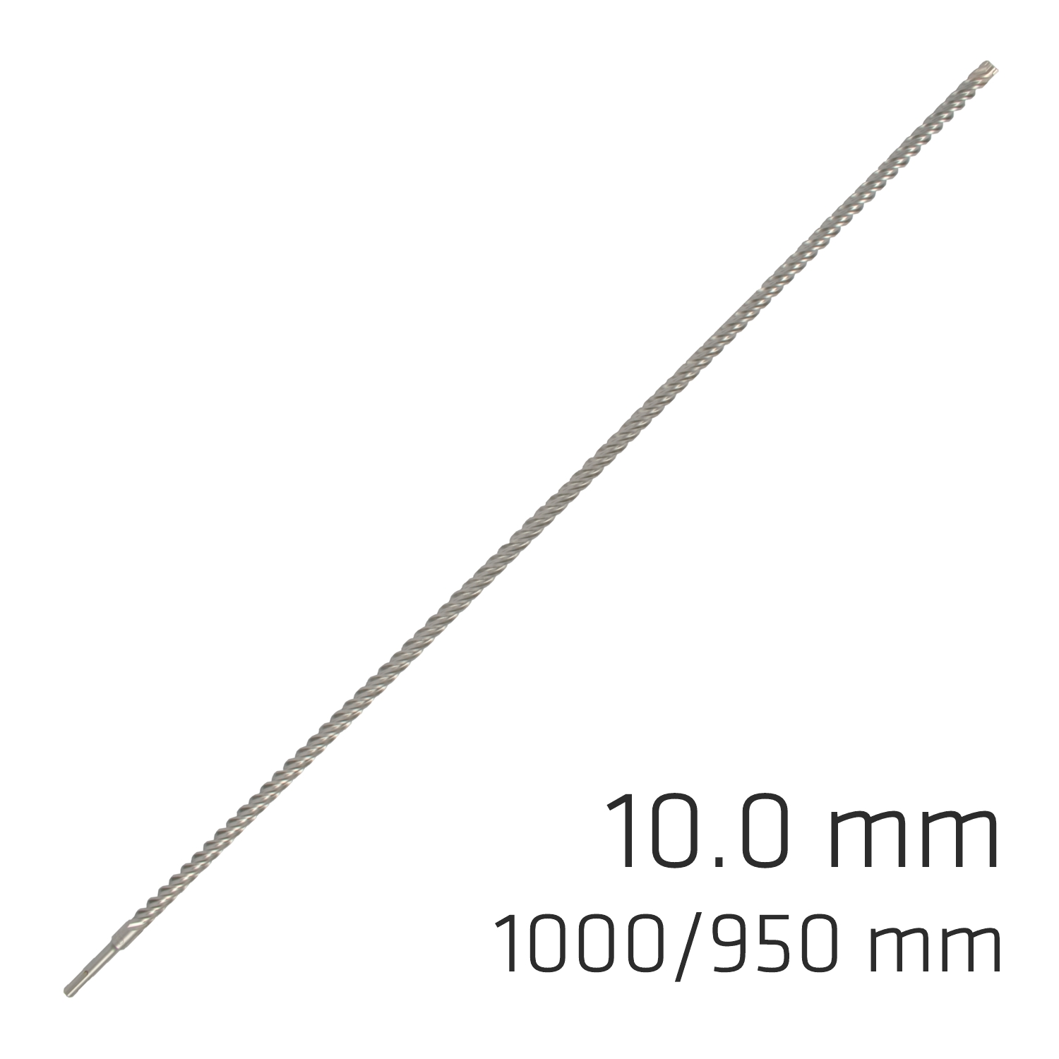 Force X 10.0 X 1000/950 Sds-plus Rebar Drill Bit X4 Cutting Edges