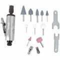 Air Die Grinder 6mm 14 Piece Kit Blow Mould Case