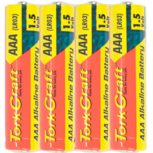Battery Aaa 1.5v X4 Pack Lr03 4s Shrink Wrap Alkaline (moq 30)