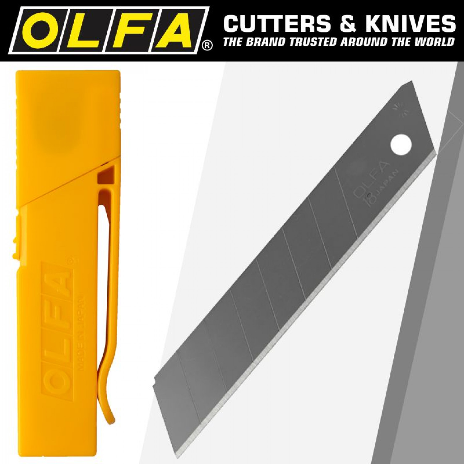 OLFA Blades Lb-30b 30/pack 18mm With Belt Clip