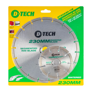 Diamond Blade 230mmx22.22mm+115mmx22.2mm Segemented