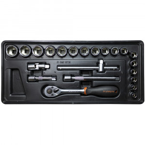 FIXMAN 22-pc 3/8' Dr.sockets & Accessories