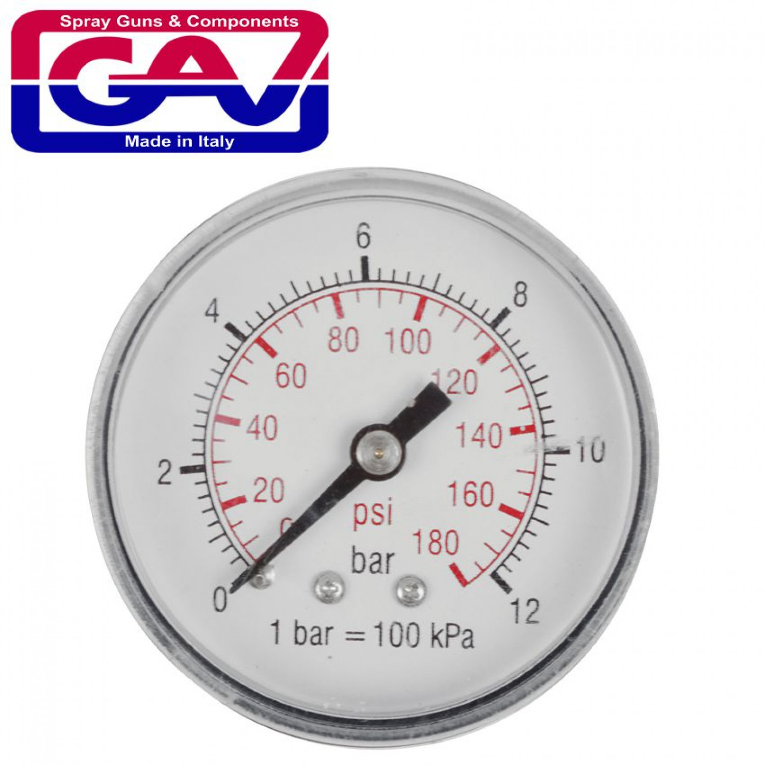 Pressure Gauge 50mm 1/8 Rear Packaged