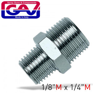 Taper Reducer Nipple 1/8 X 1/4 M/m