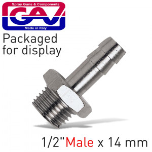 Hose Adaptor 1/2' X 13mm Hose Packaged