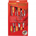 8pc Screwdriver & Tester Set Electricians Insulated Vde