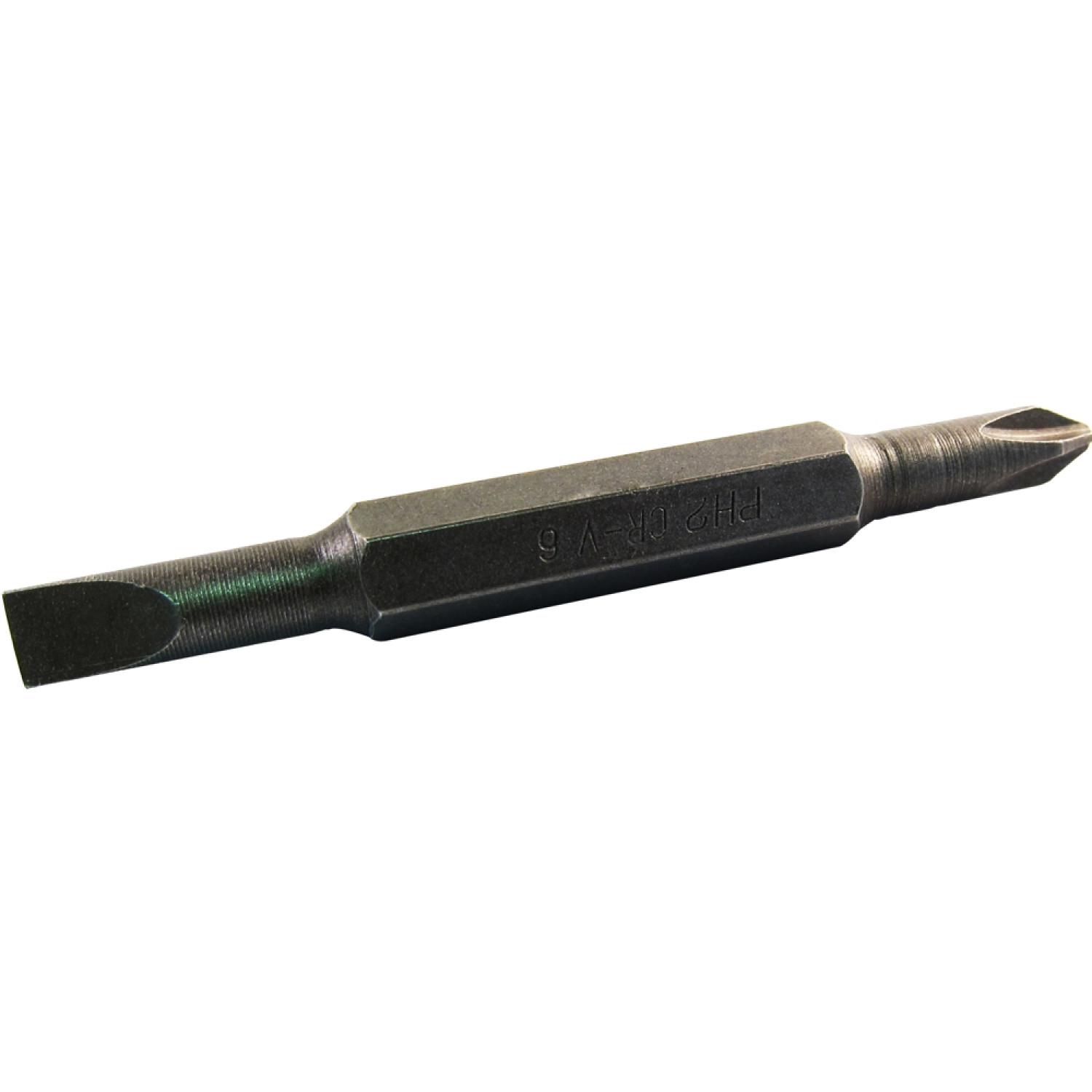 Replacement Bit 75mm Double Ended 8mm.sl6mm/ph2 For Kt2677