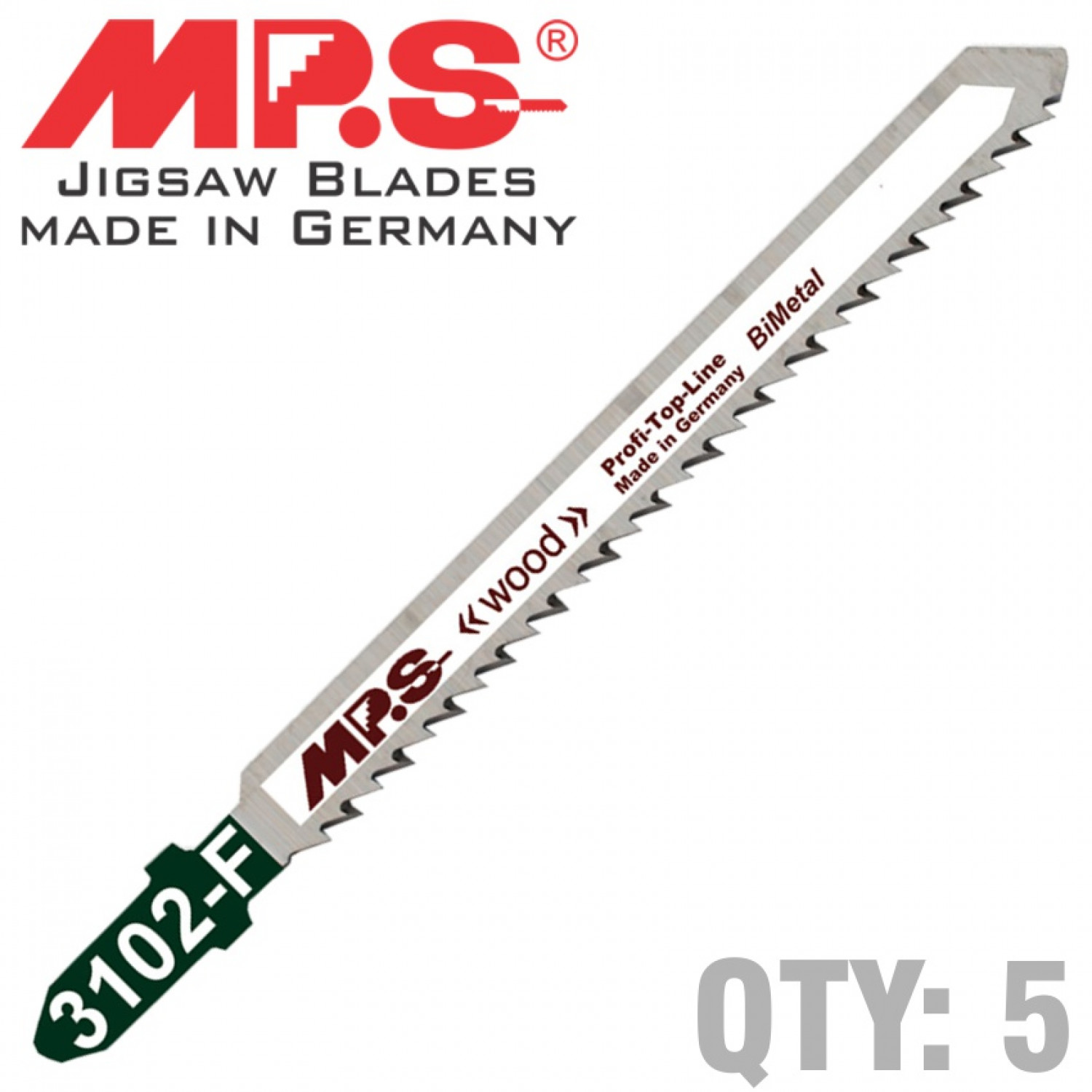 Jigsaw Blade Wood T-shank 10tpi T101brf