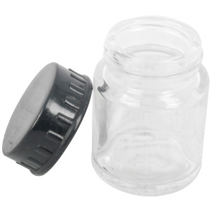 Glass Jar 22cc For Airbrush No Spout