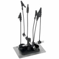 Airbrush Holder With 6 Clips