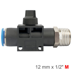 Pu Hose Fitting Valve 12mm X 1/2'm