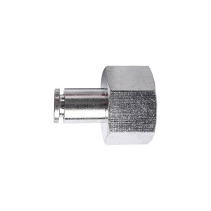 Metal Pu Fitting Straight 6mm 1/2' F