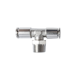 Metal Pu Fitting T-joint 8mm 3/8' M