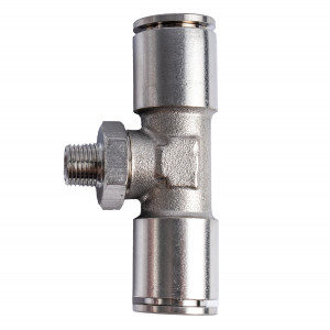 Metal Pu Fitting T-joint 12mm 1/8' M
