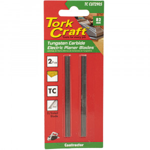 Planer Blades 82mm X 5.5mm X 1.1mm Carbide Insert 2pce