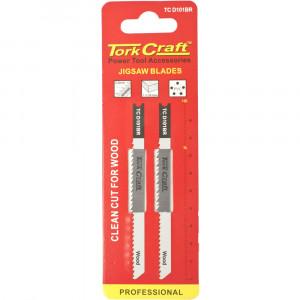 U-shank Jigsaw Blade 10tpi Wood 2.5mm Reverse Tooth 2pc