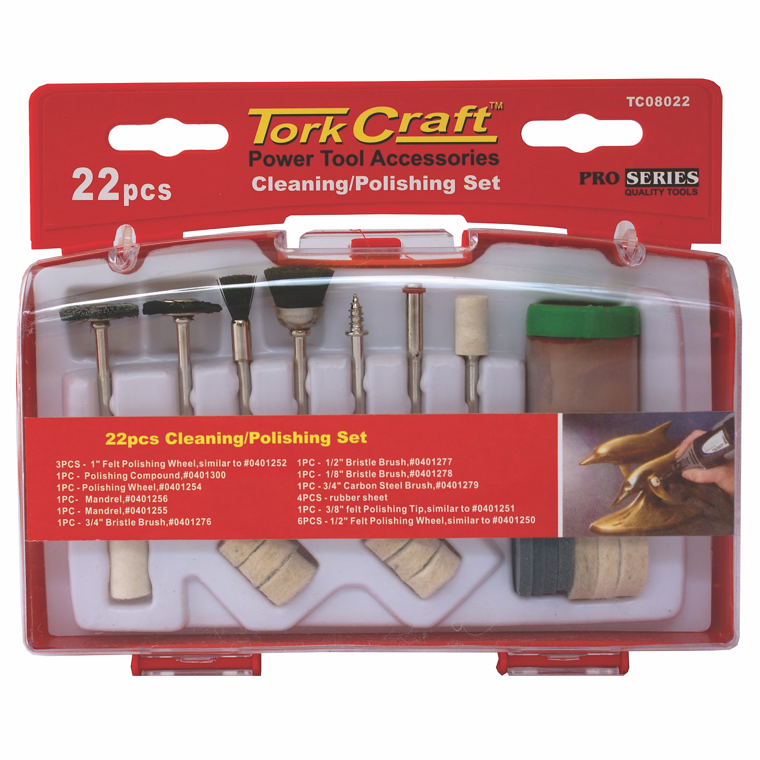 Cleaning & Polishing Set 22 Pce Mini