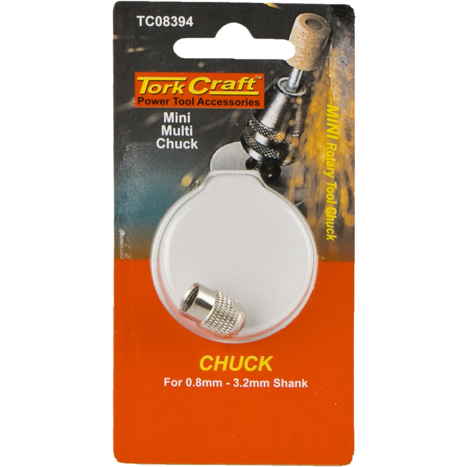 TORK CRAFT Mini Replacement Chuck 0.8-3.2mm