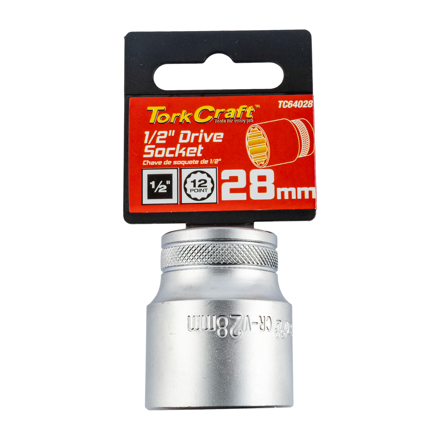 Socket 28mm X 41.8mm 1/2" Drive Crv 12 Point