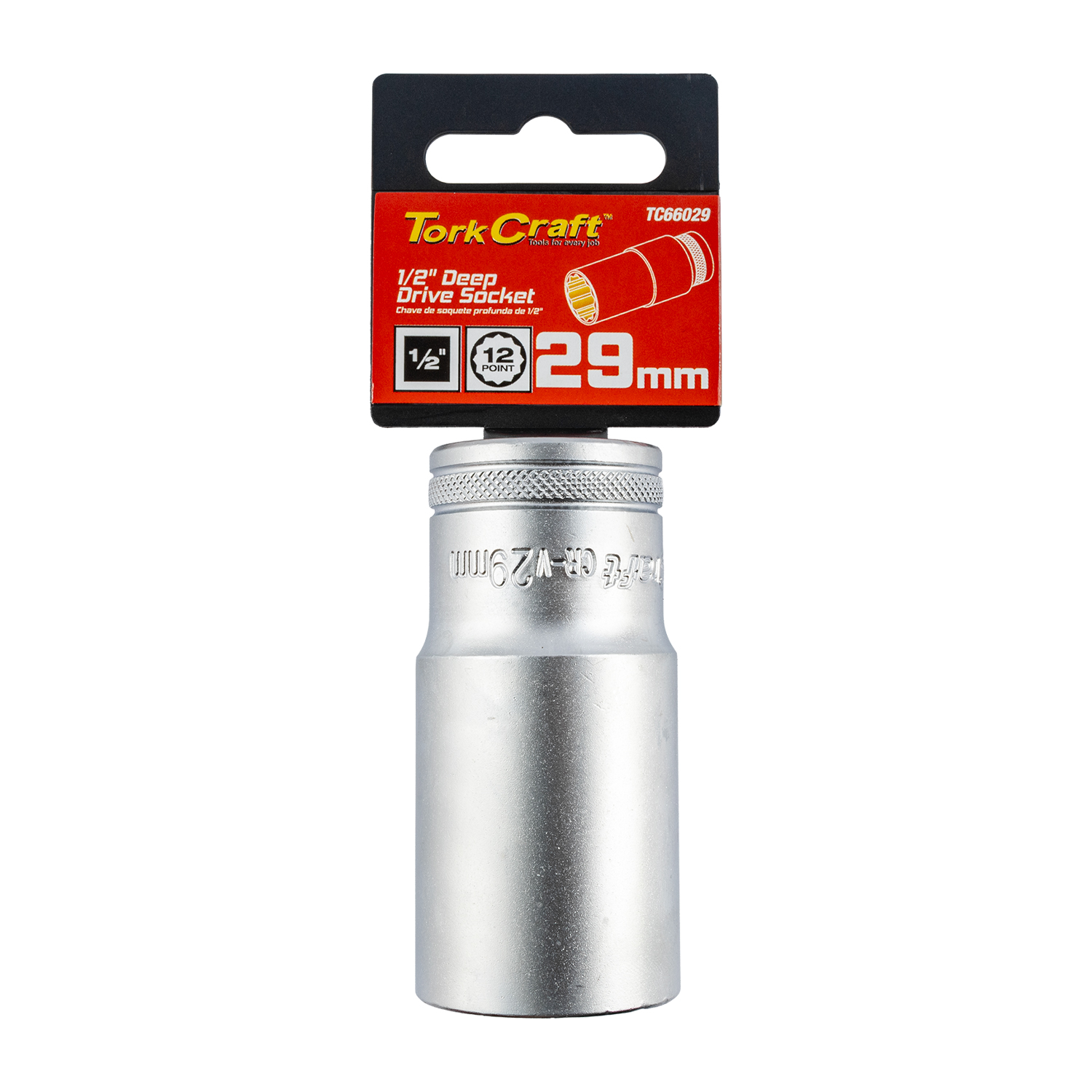 Socket 29mm 1/2" Dr Deep Socket Crv 12 Point