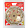 Dia. Cup Wheel 115mm X M14 Dbl Row Laser Welded Industrial