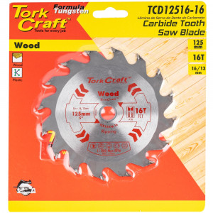 Blade Tct 125 X 16t 16/13 General Purpose Wood